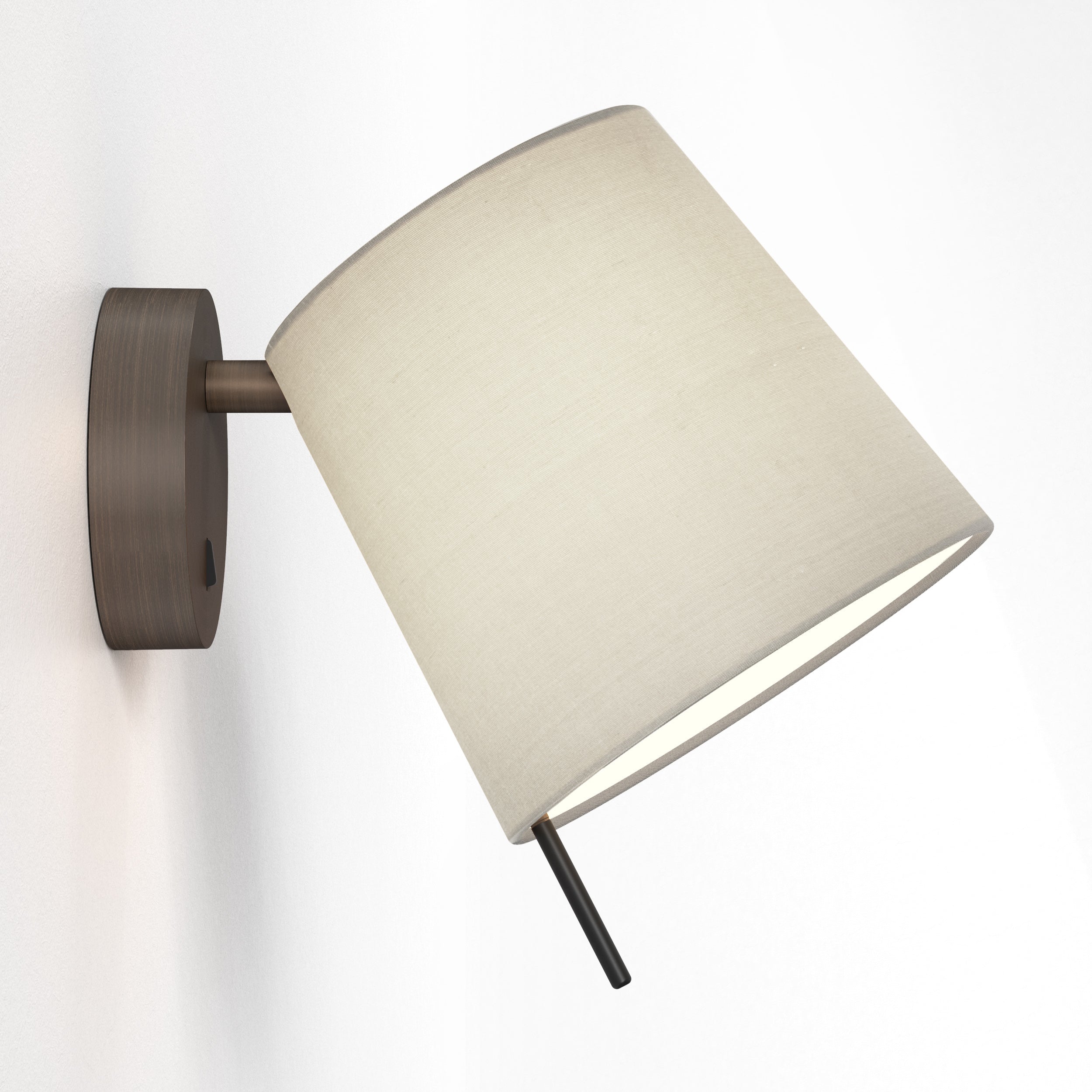 Mitsu Wall Light- Matt Nickel/ Bronze