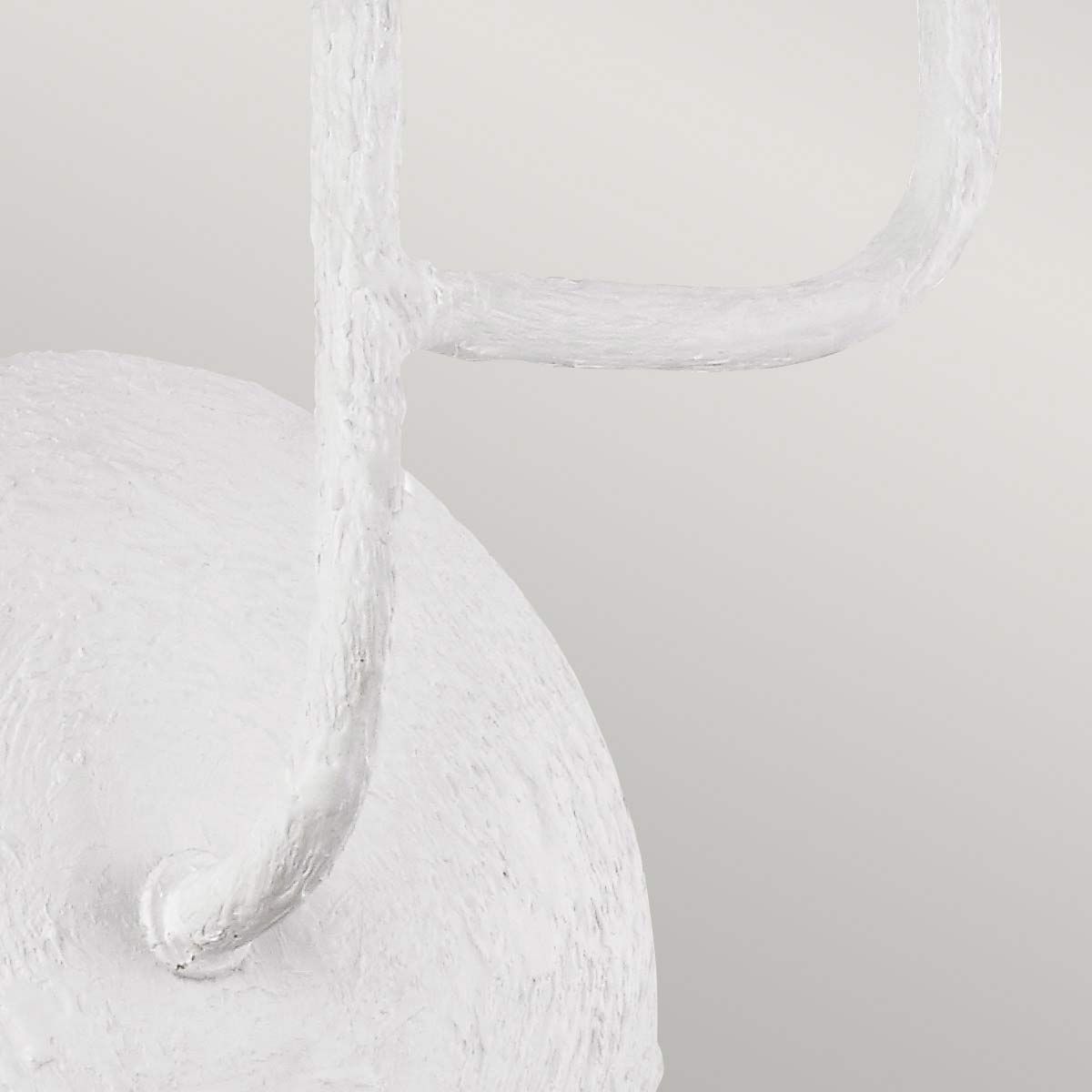 Annie 3 Light Wall Light - Textured Plaster White IP20 E14