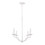 Annie 4/6Lt Multi-Arm Pendant - Plaster White