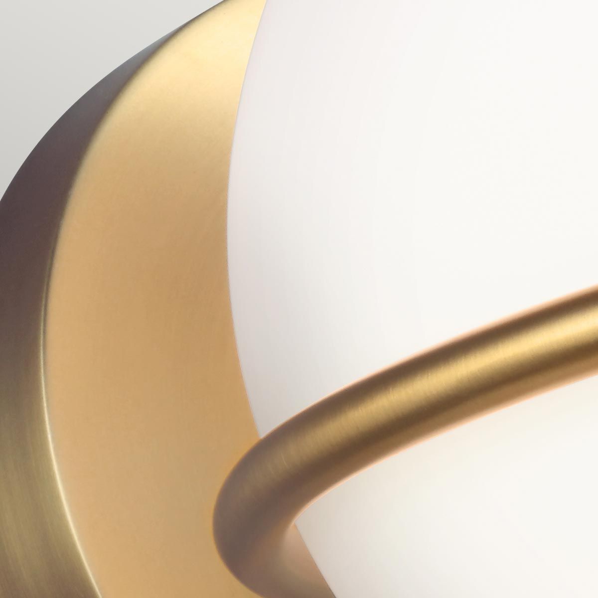 Apollo 1 Light Wall Light - Burnished Brass/Polished Nickel IP20 G9