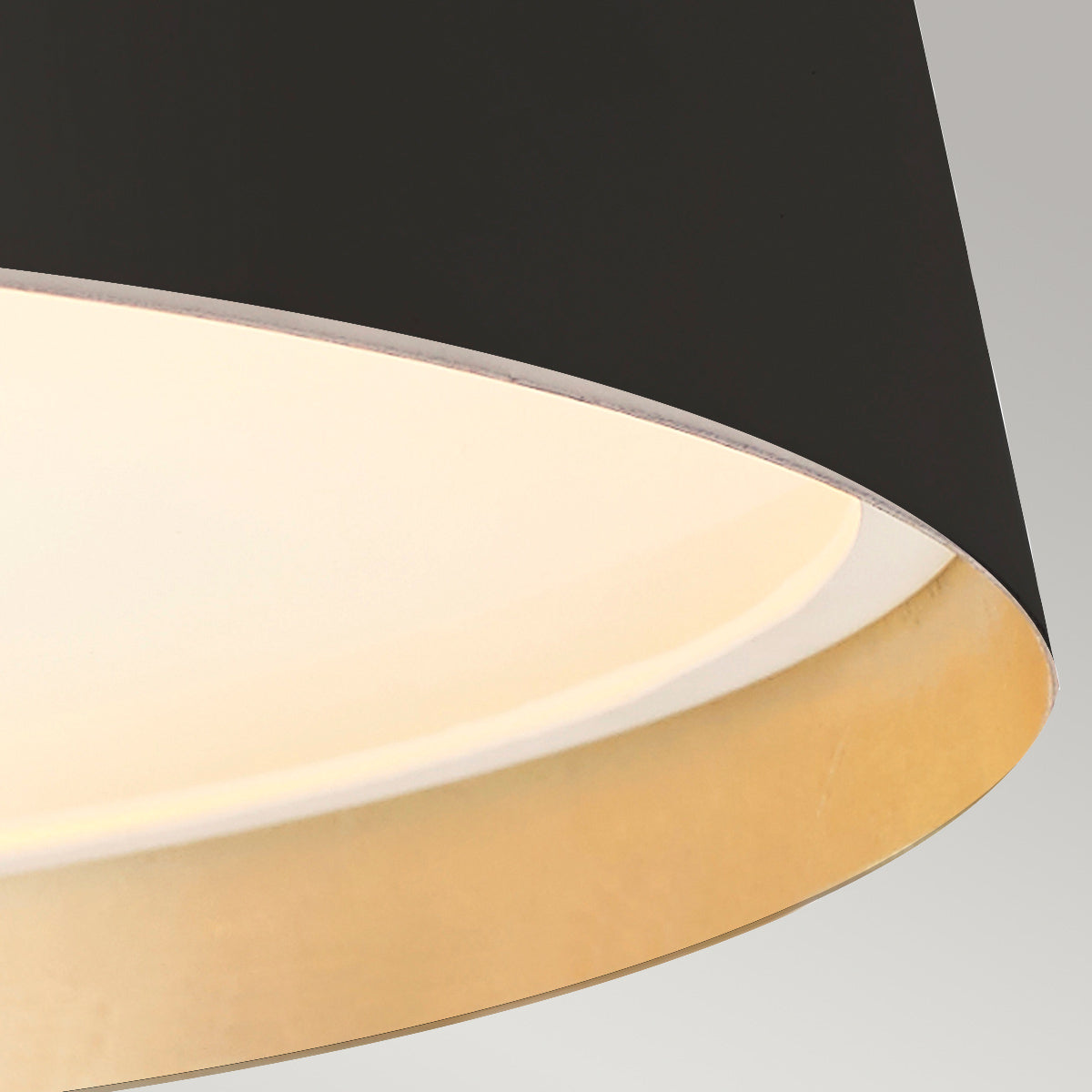 Asher 5 Light Pendant - Midnight Black & Gold/Matte White & Gold E14