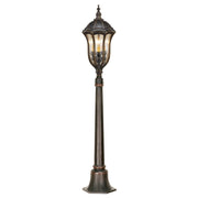 Baton Rouge 3/4Lt Post Light - Walnut IP44 E14
