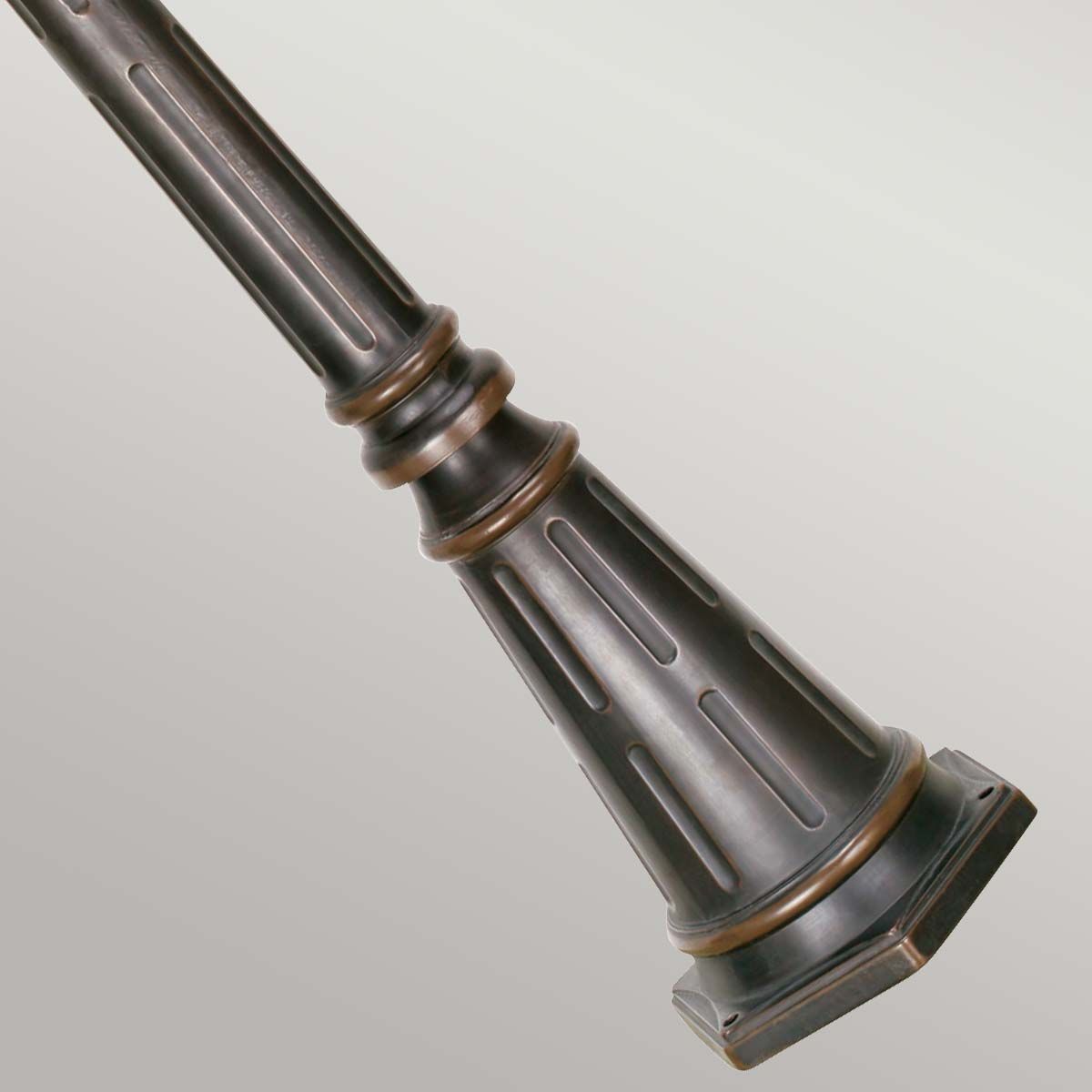 Baton Rouge 3/4Lt Post Light - Walnut IP44 E14