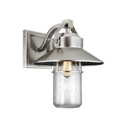 Boynton 1 Light Small/Medium/Large Outdoor Wall Lantern - Painted Brushed Steel E27 IP44