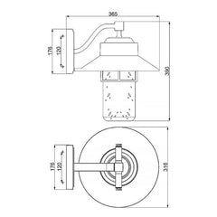 Boynton 1 Light Outdoor Wall Lantern - Promotional Offer