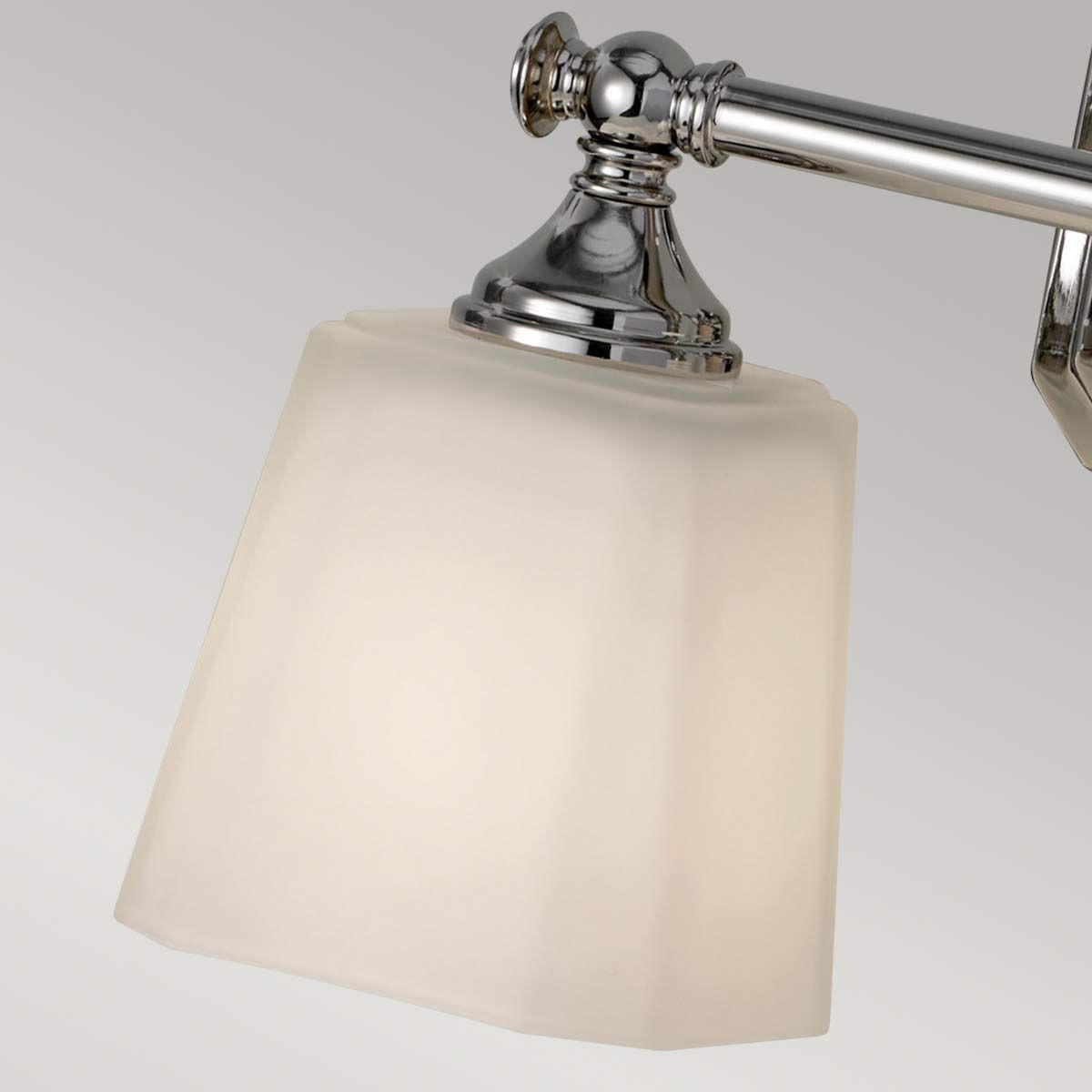 Concord 2 Light Above Mirror Light IP44 - Polished Chrome