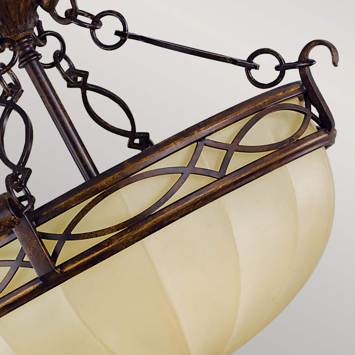Drawing Room 2 Light Flush - Walnut E27 Two Styles