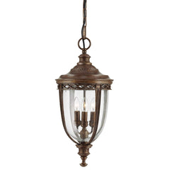 English Bridle 3 Light Large Chain Lantern - Various & Size Finish IP44 E14