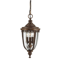 English Bridle 3 Light Large Chain Lantern - Various & Size Finish IP44 E14