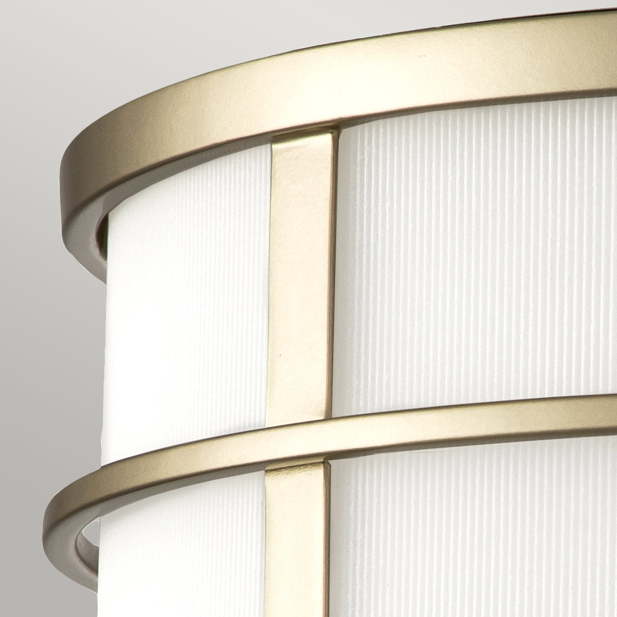 Fusion 3 Light Flush - Grecian Bronze/Painted Natural Brass E27