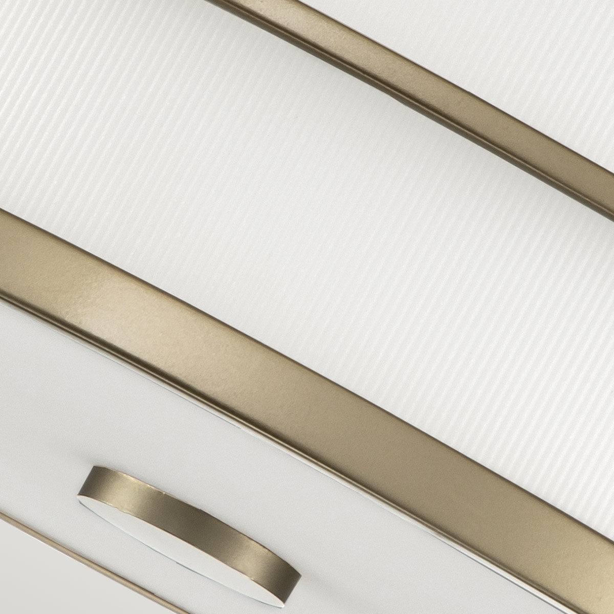 Fusion 3 Light Flush - Grecian Bronze/Painted Natural Brass E27