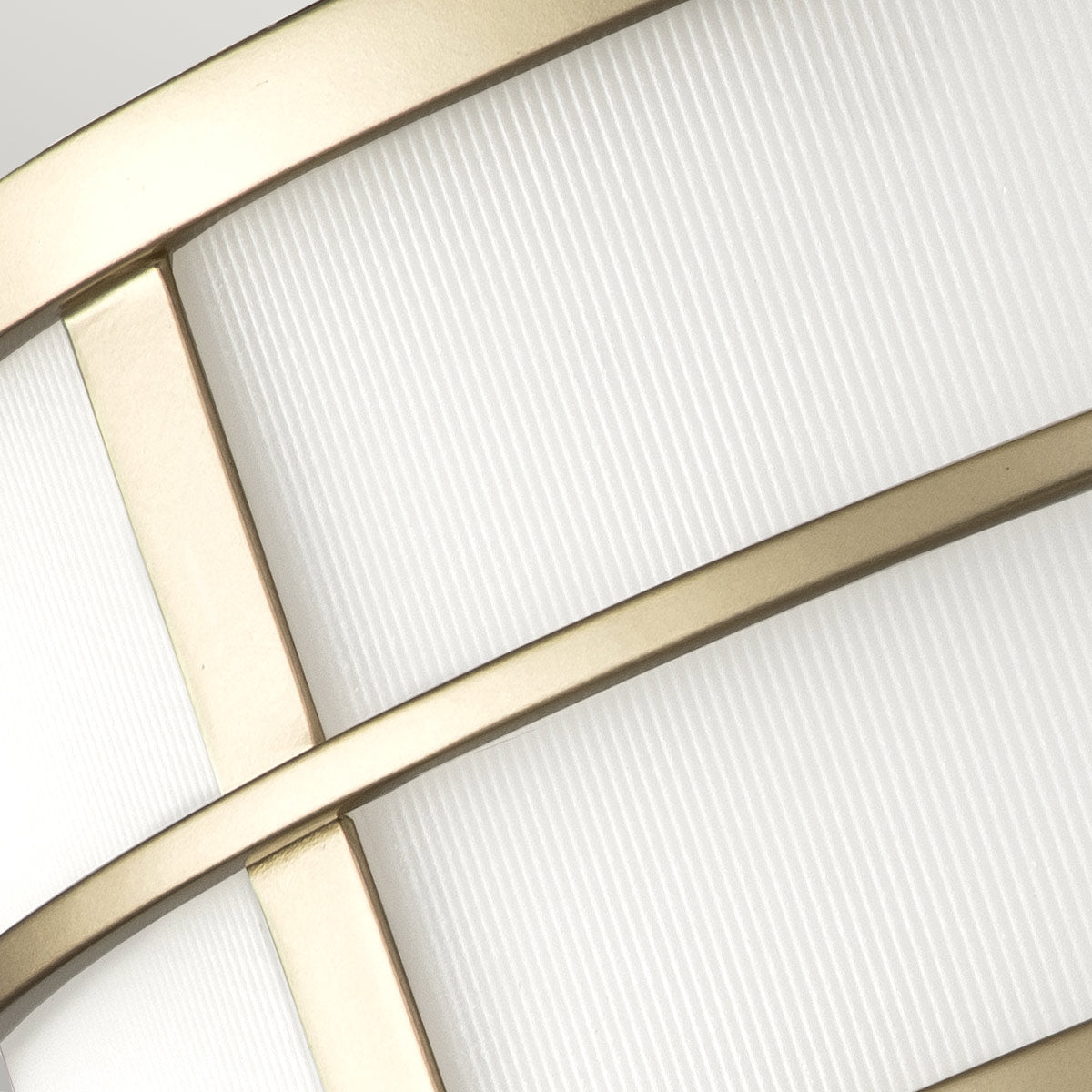 Fusion 3 Light Flush - Grecian Bronze/Painted Natural Brass E27