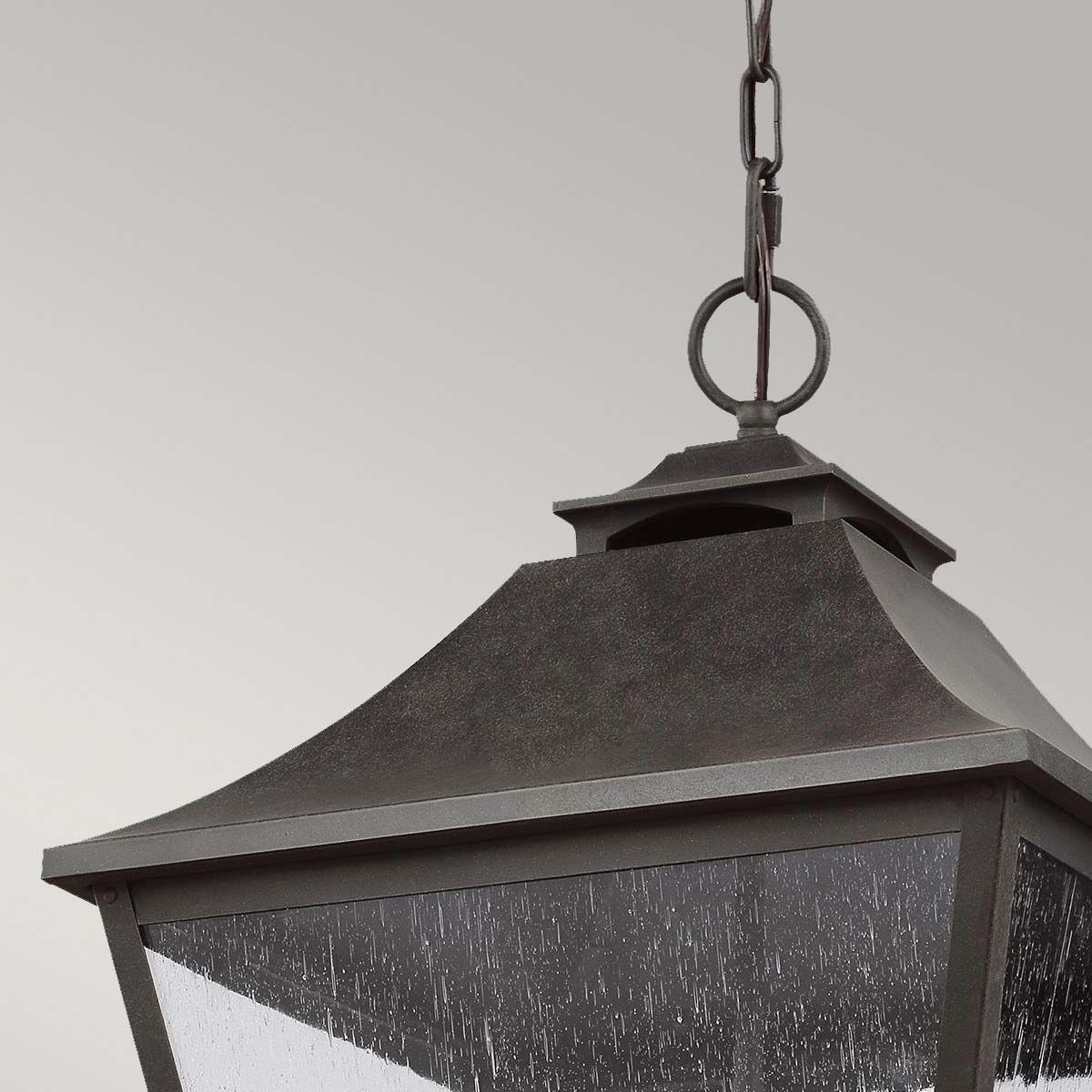 Galena 4 Light Chain Lantern - Sable IP44 E14