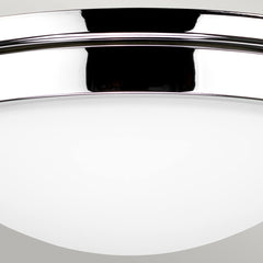 Gravity 2 Light Flush Light - Polished Chrome/Polished Nickel E27