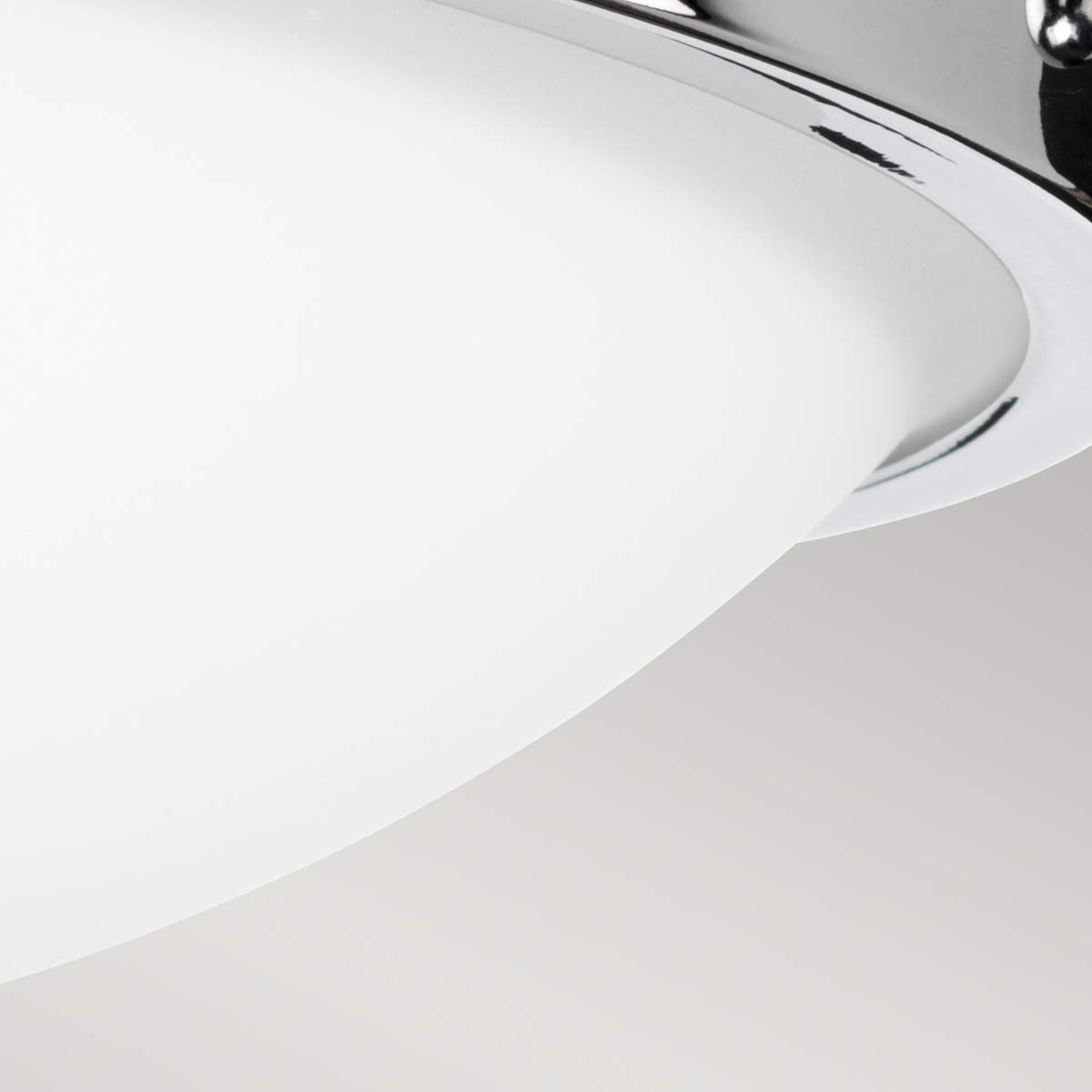 Gravity 2 Light Flush Light - Polished Chrome/Polished Nickel E27