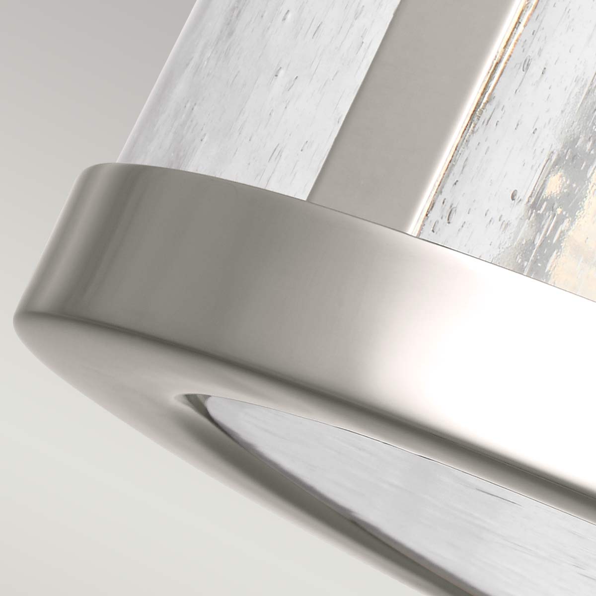 Harrow 2 Light Semi-Flush - Polished Nickel E27