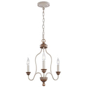 Hartsville 3/5Lt Multi-Arm Pendant - Chalk Washed Beechwood
