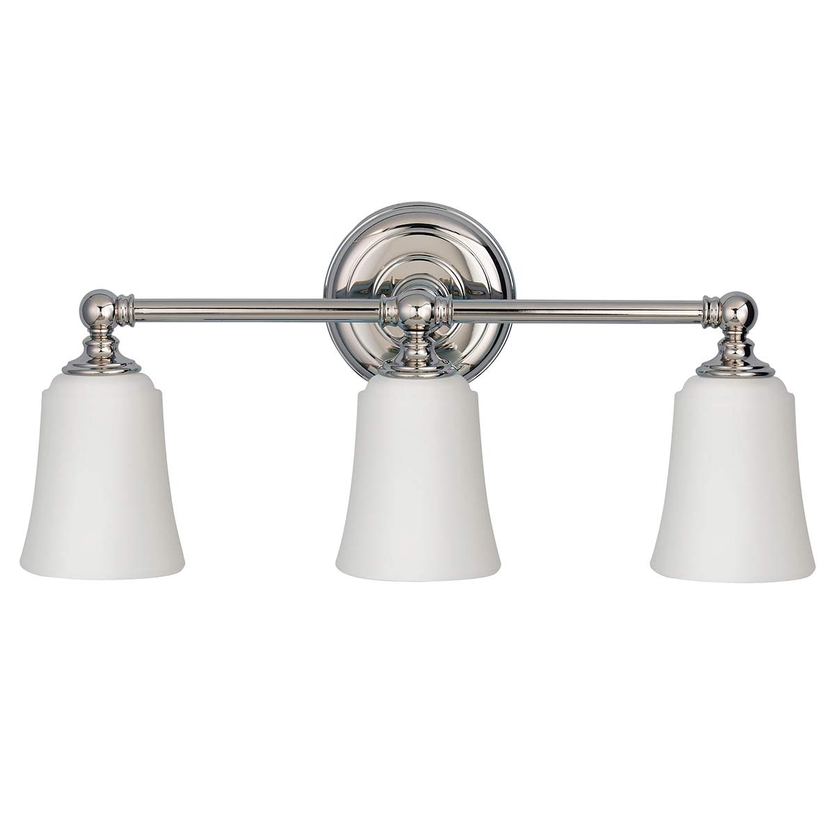 Huguenot Lake 2/3 Light Above Mirror Light Polished Chrome/Burnished Brass - Finish