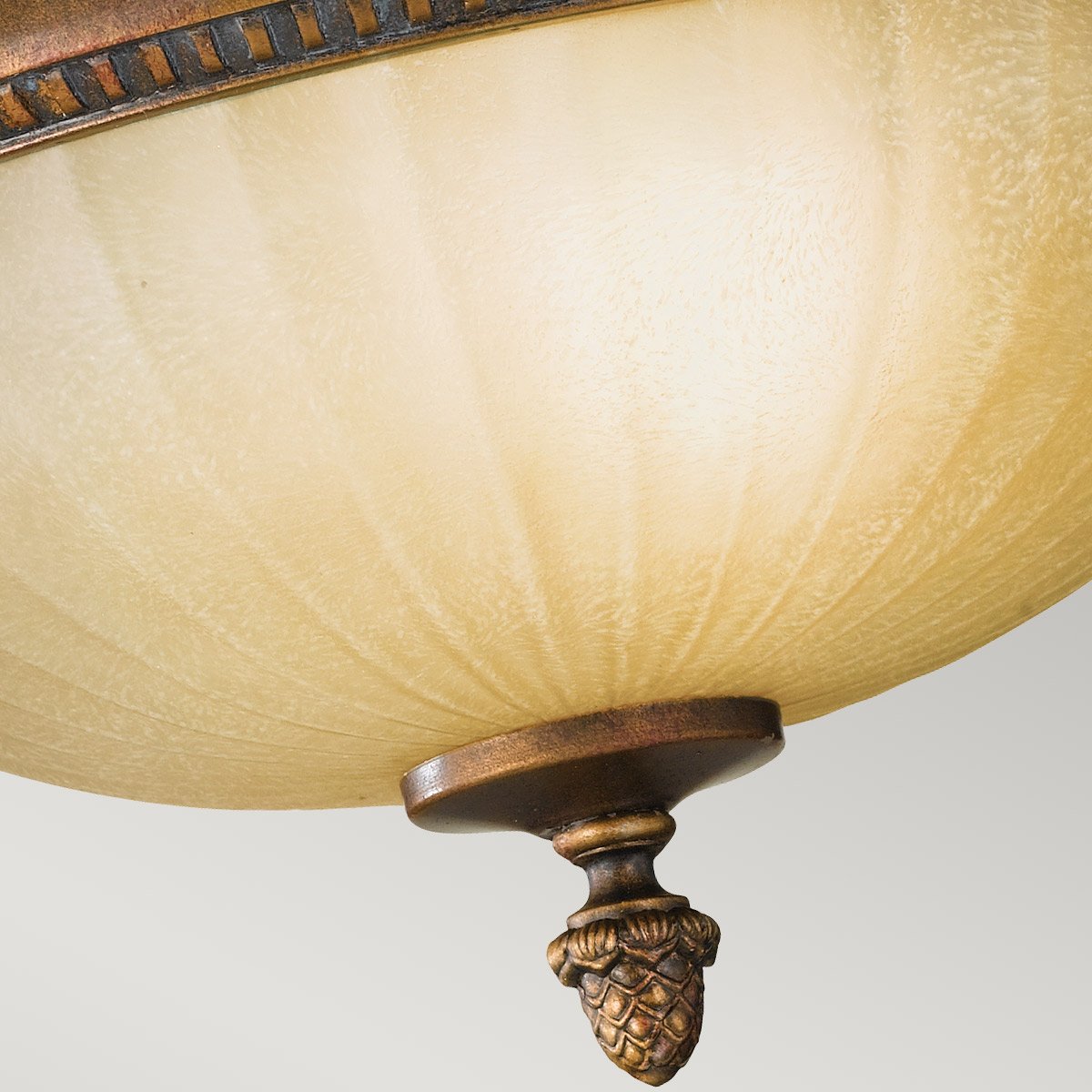 Kelham Hall 2 Light Flush - Firenze Gold/British Bronze E27