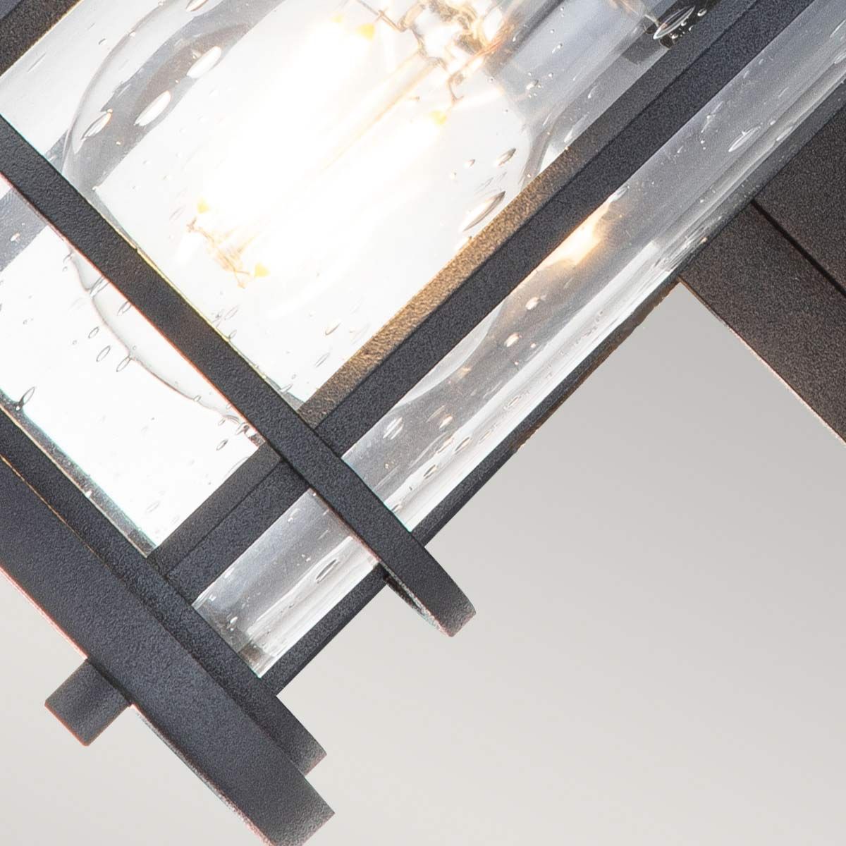 Lighthouse 1 Light Small/Medium Outdoor Lantern - Black E27 IP44