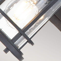 Lighthouse 1 Light Small/Medium Outdoor Lantern - Black E27 IP44
