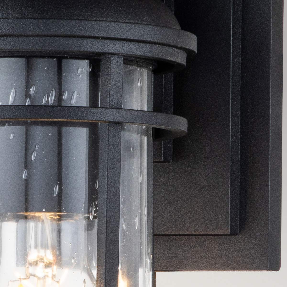 Lighthouse 1 Light Small/Medium Outdoor Lantern - Black E27 IP44