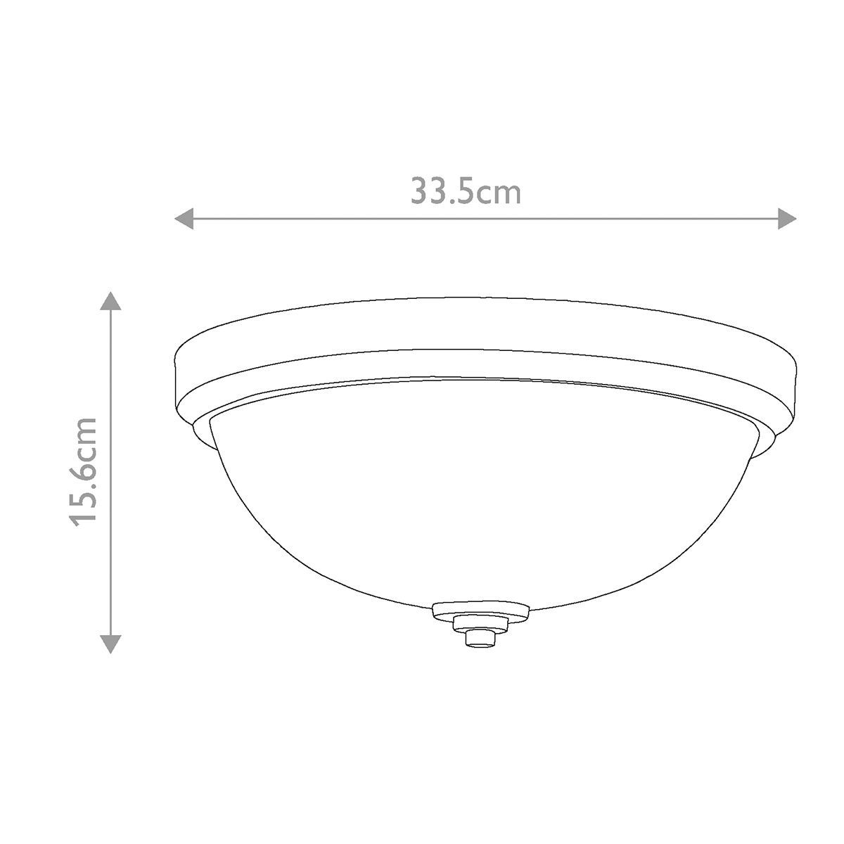 Malibu 2 Light Flush Mount IP44  - Various Finishes