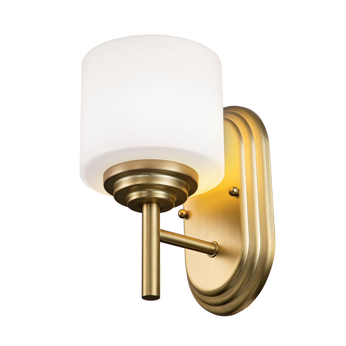 Malibu 1Lt Bathroom Wall Light IP44 - Various Colours