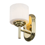 Malibu 1Lt Bathroom Wall Light IP44 - Various Colours