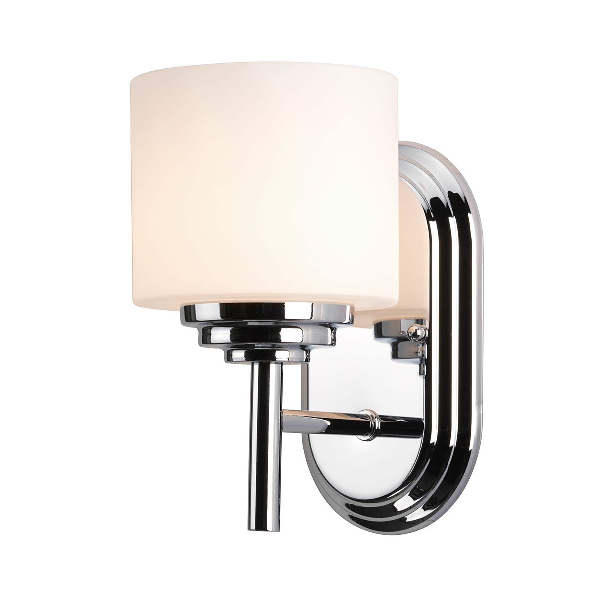 Malibu 1Lt Bathroom Wall Light IP44 - Various Colours