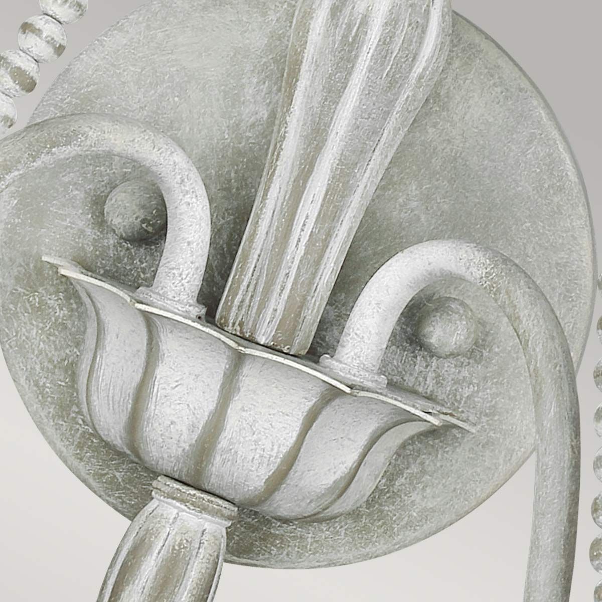 Maryville 2 Light Wall Light - Washed Grey IP20 E14