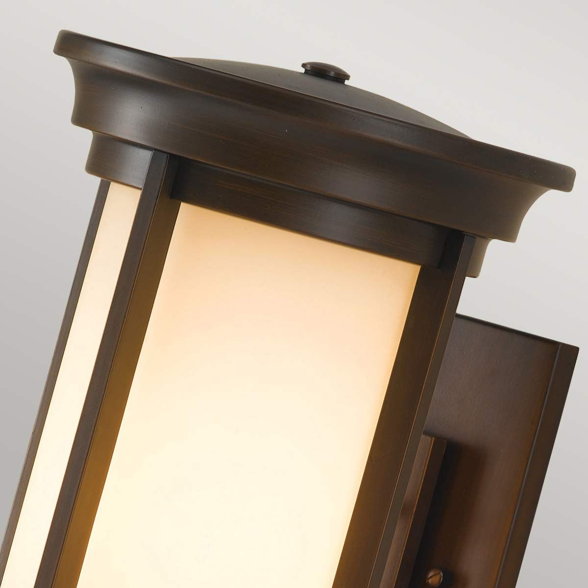Merrill 1 Light Small Wall Lantern - Heritage Bronze E27 IP44