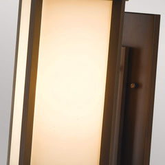 Merrill 1 Light Small Wall Lantern - Heritage Bronze E27 IP44