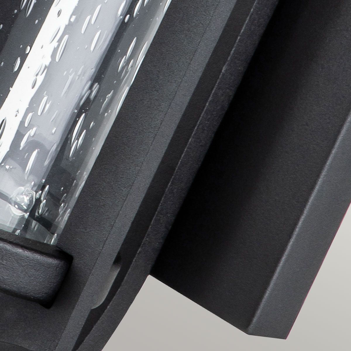 Merrill 1 Light Small Wall Lantern - Black E27 IP44