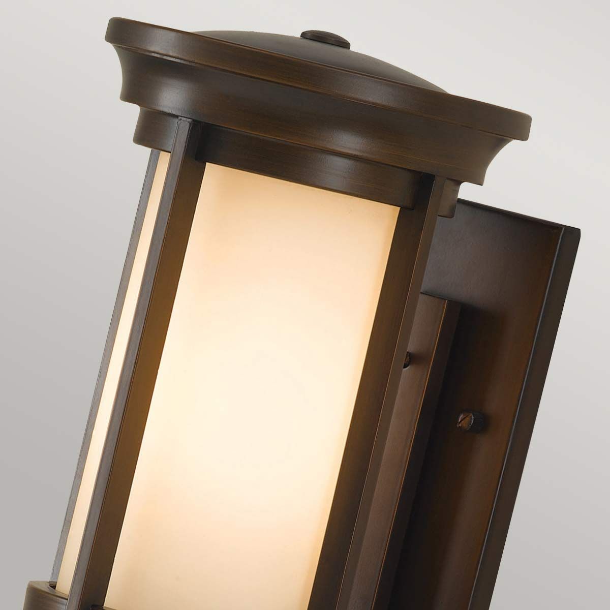 Merrill 1 Light Small/Medium Wall Lantern - Heritage Bronze E27 IP44