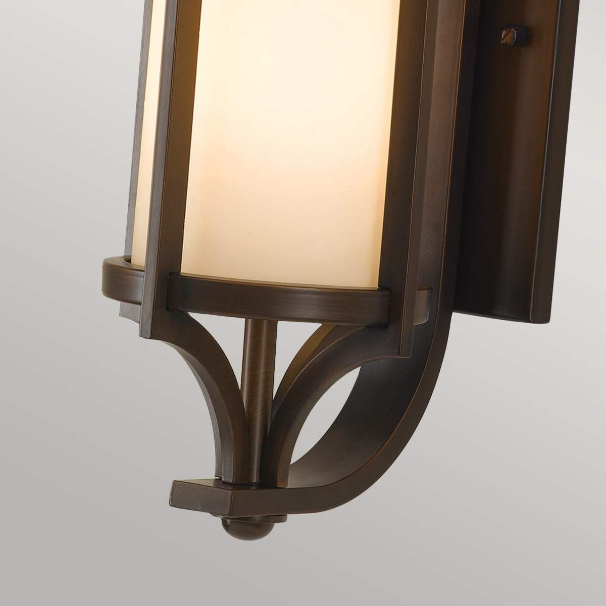 Merrill 1 Light Small Wall Lantern - Heritage Bronze E27 IP44