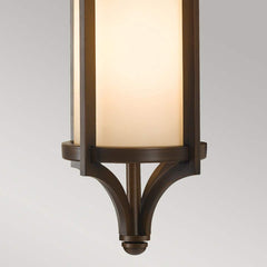 Merrill 1 Light Small Chain Lantern - Heritage Bronze IP23 E27