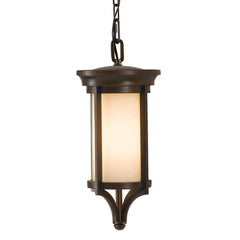 Merrill 1 Light Small Chain Lantern - Heritage Bronze IP23 E27