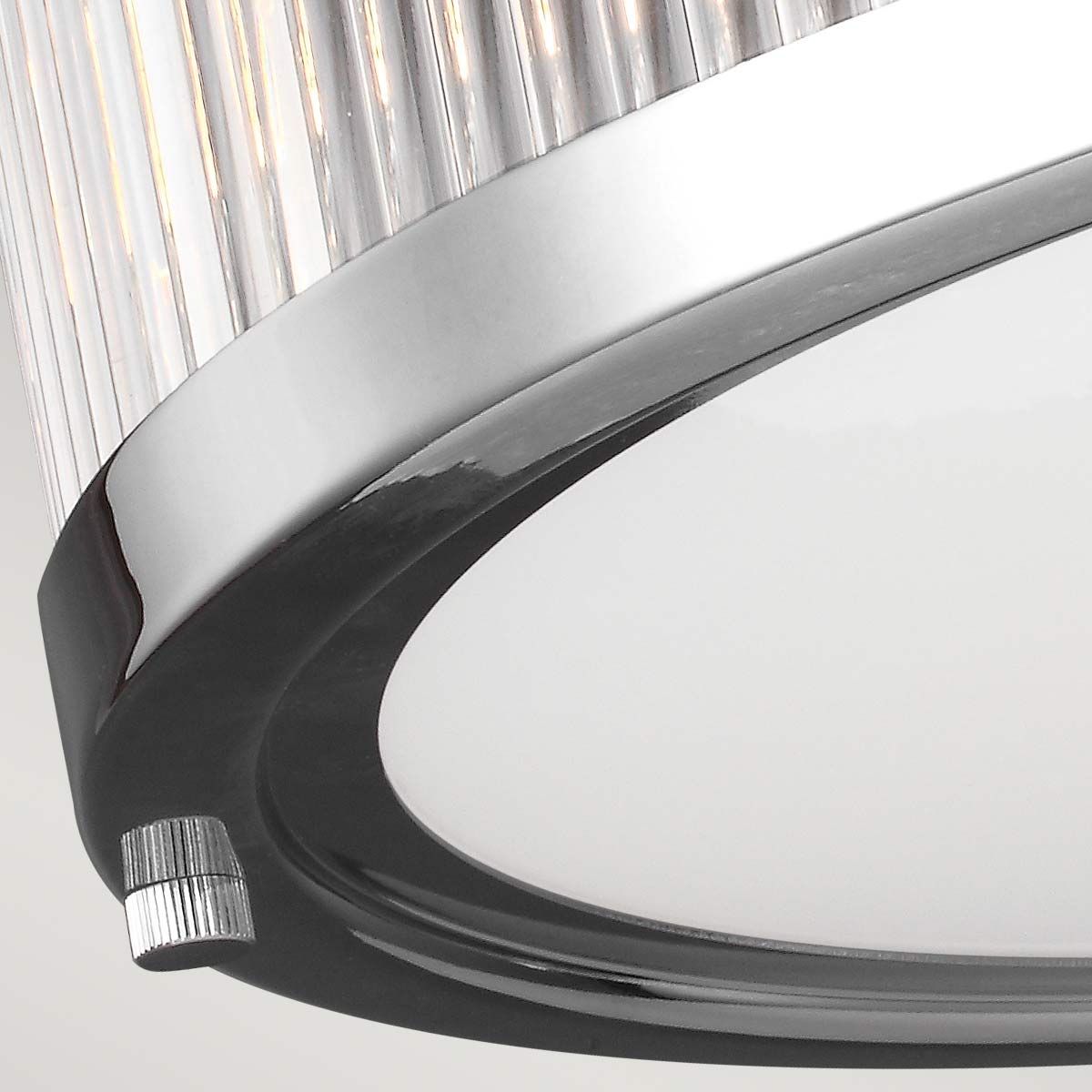 Paulson 2/3Lt Flush Ceiling Light IP44 – Chrome