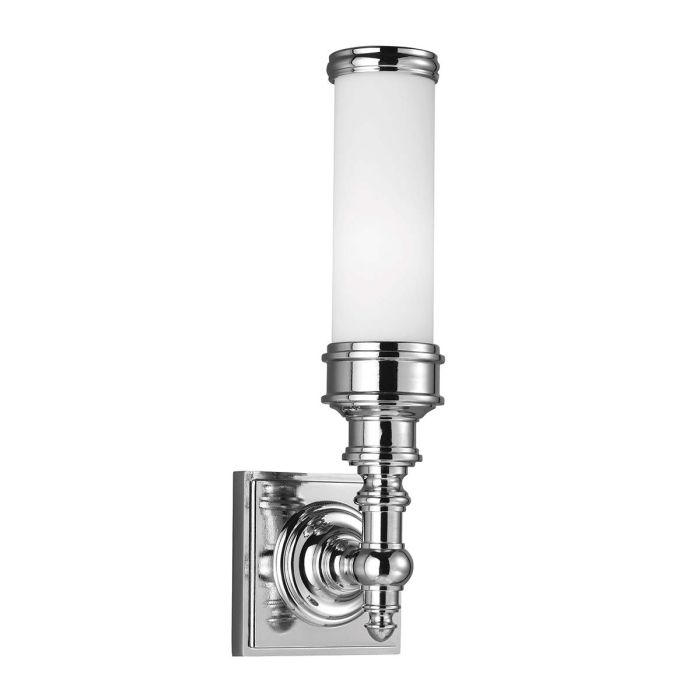 Payne Ornate 1Lt Bathroom Wall Light IP44 - Polished Chrome
