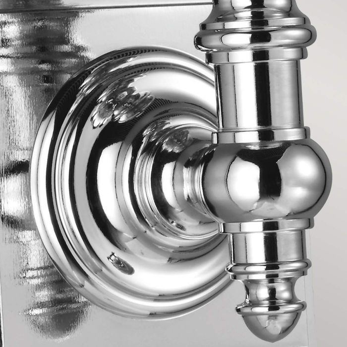 Payne Ornate 1Lt Bathroom Wall Light IP44 - Polished Chrome