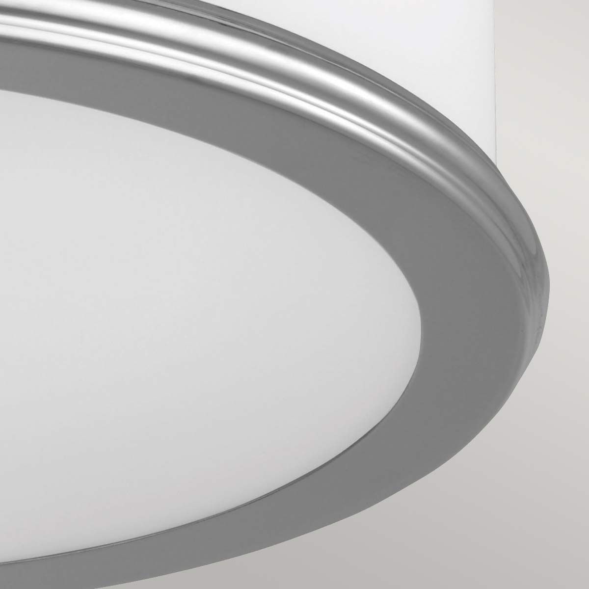 Payne 2Lt Flush Ceiling Light IP44 – Polished Chrome