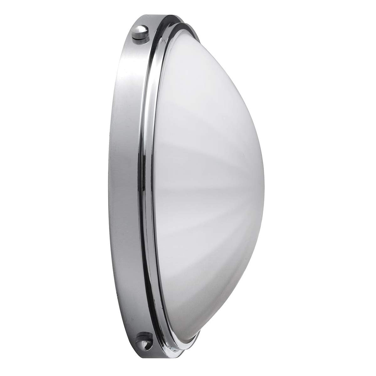Perry 2Lt Bathroom Wall Flush Mount IP44 - Polished Chrome