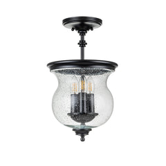 Pickering Lane 3 Light Semi-Flush - In Various Finishes E14