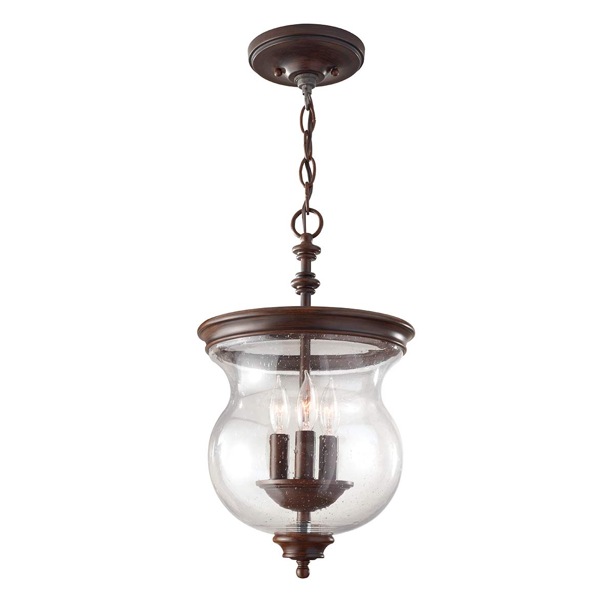 Pickering Lane 3 Light Semi-Flush - In Various Finishes E14