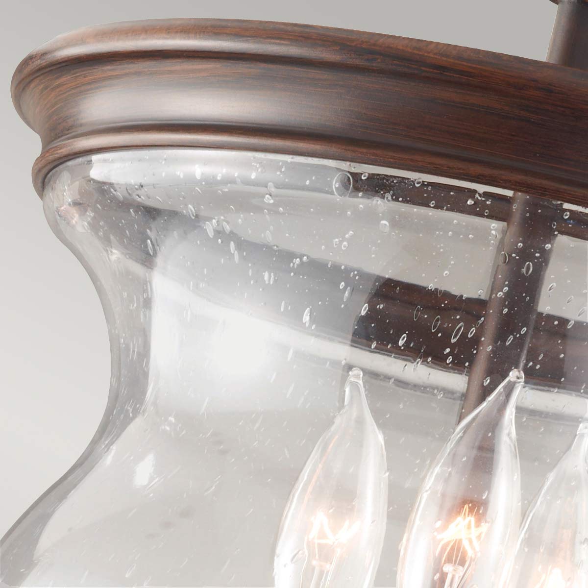 Pickering Lane 3 Light Semi-Flush - In Various Finishes E14