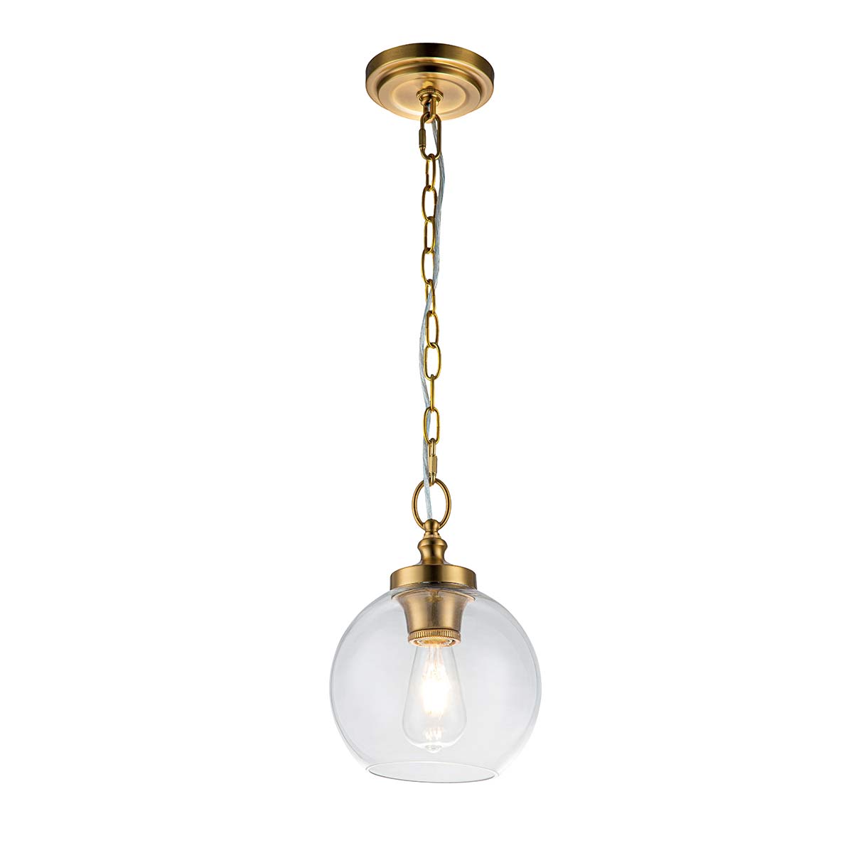 Tabby 1 Light Pendant - Various Size & Finish