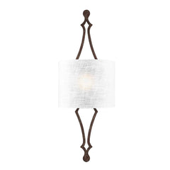 Tilling 1 Light Wall Light – Weathered Iron/Distressed Gold Leaf