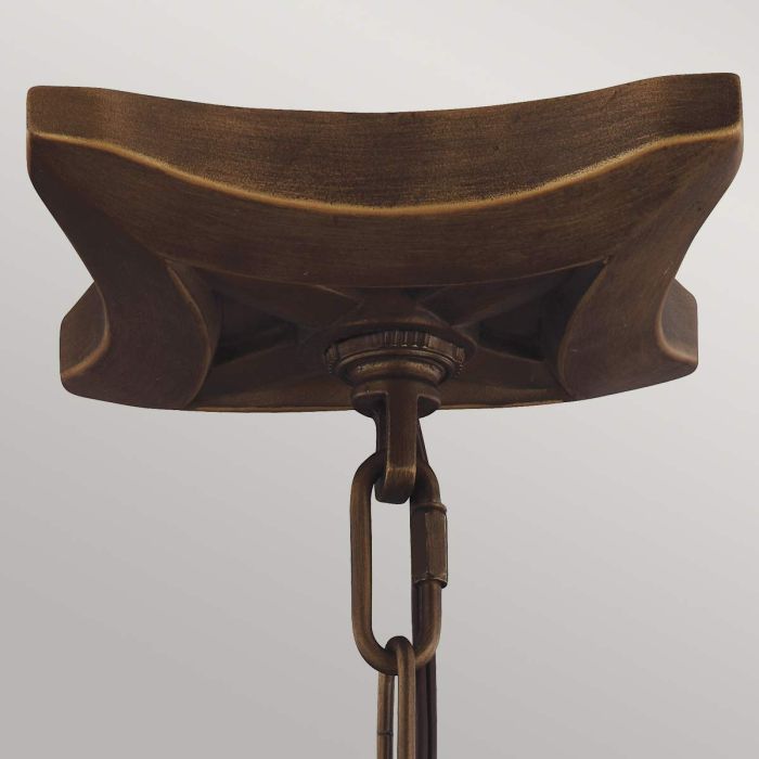 Yarmouth 3/4/6 Light Pendant - Painted Aged Brass