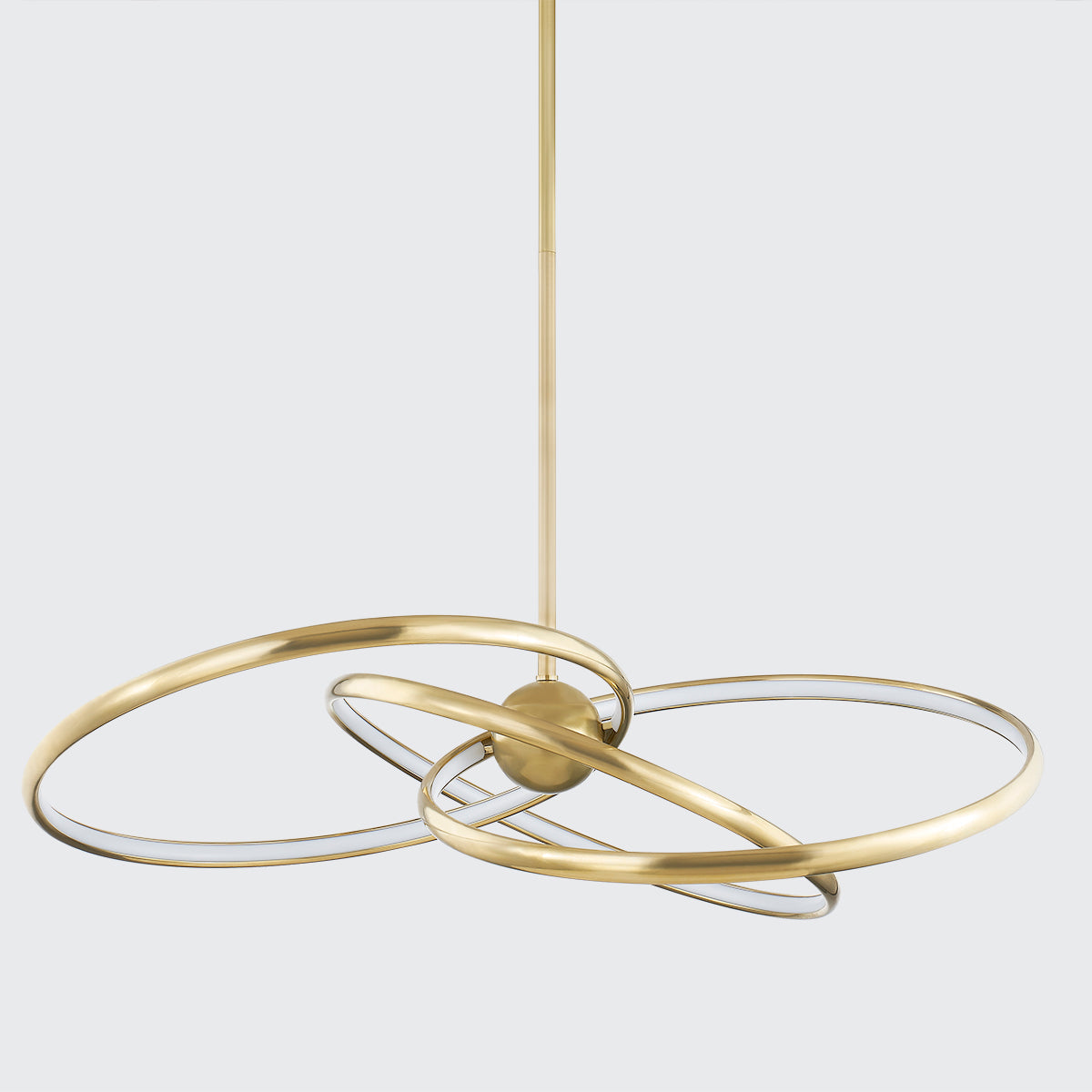 Alula LED Chandelier - Vintage Brass